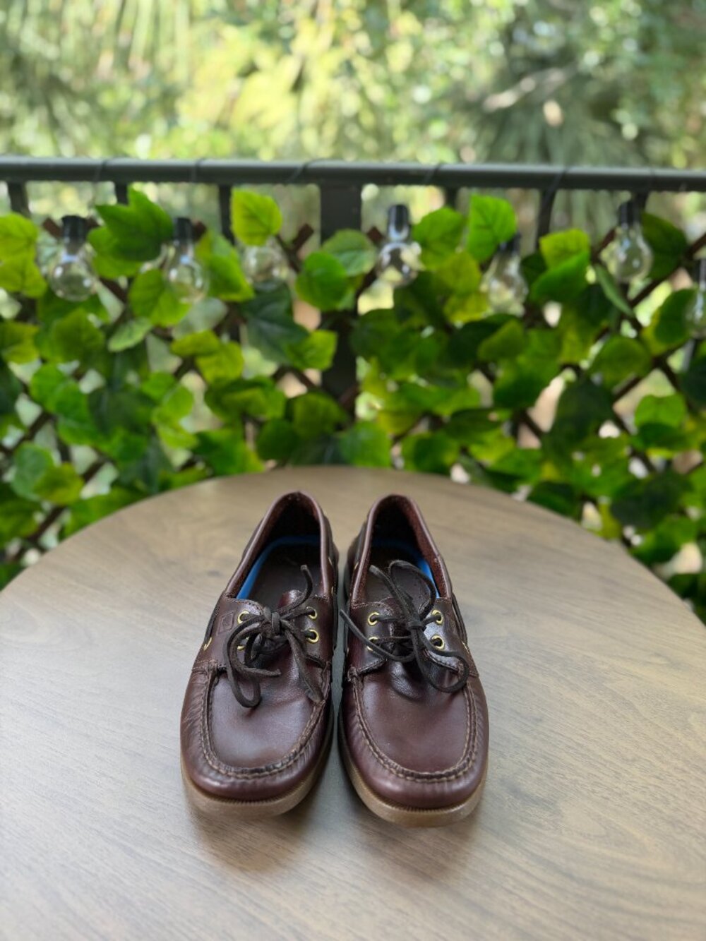 Sperry Top-Sider Authentic Original 2-Eye Boat Shoes Men's Dark Brown Leather